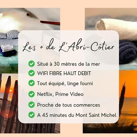 L'Abri-Cotier A 30 Metres De La Mer Annoville Екстериор снимка
