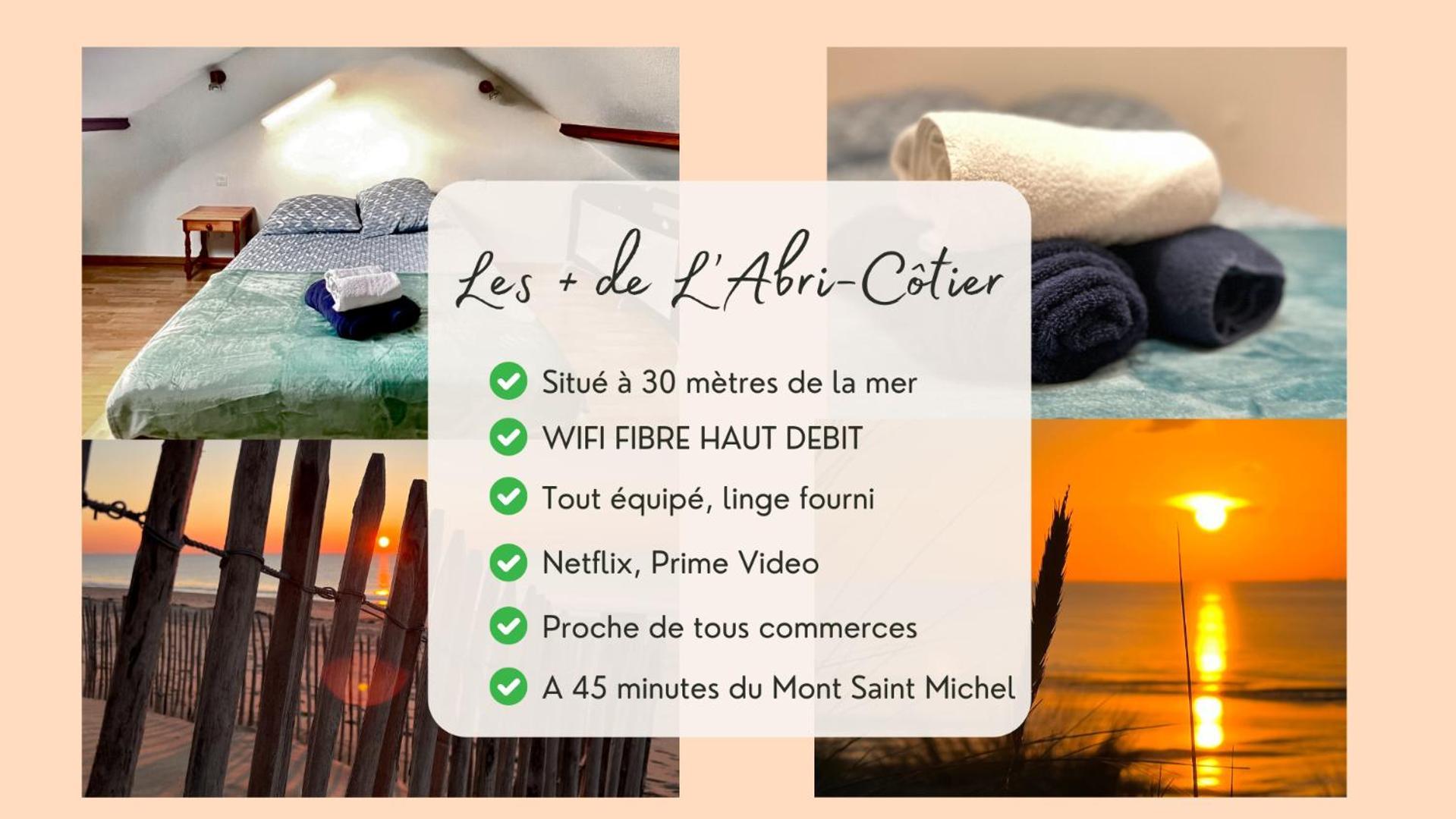L'Abri-Cotier A 30 Metres De La Mer Annoville Екстериор снимка